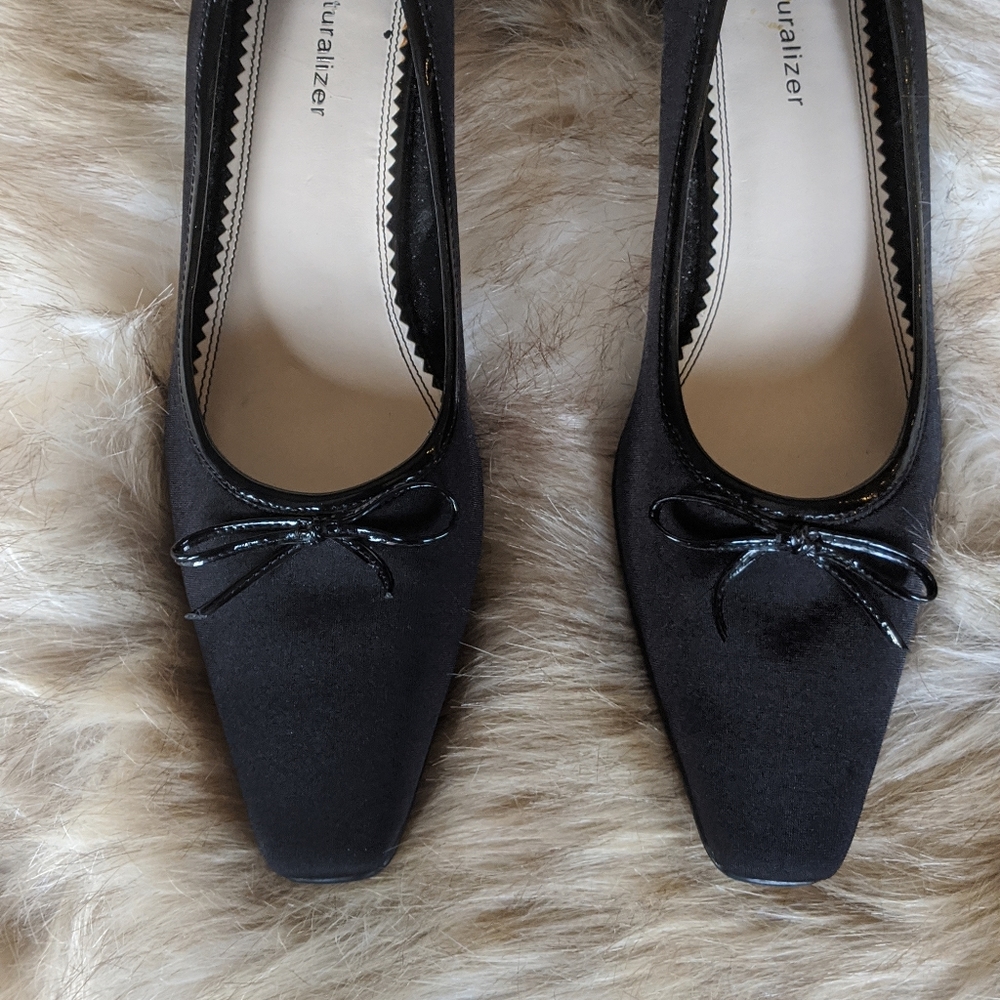Naturalizer Women's Black Brushed Satin Pump 9.5 - Picture 5 of 6